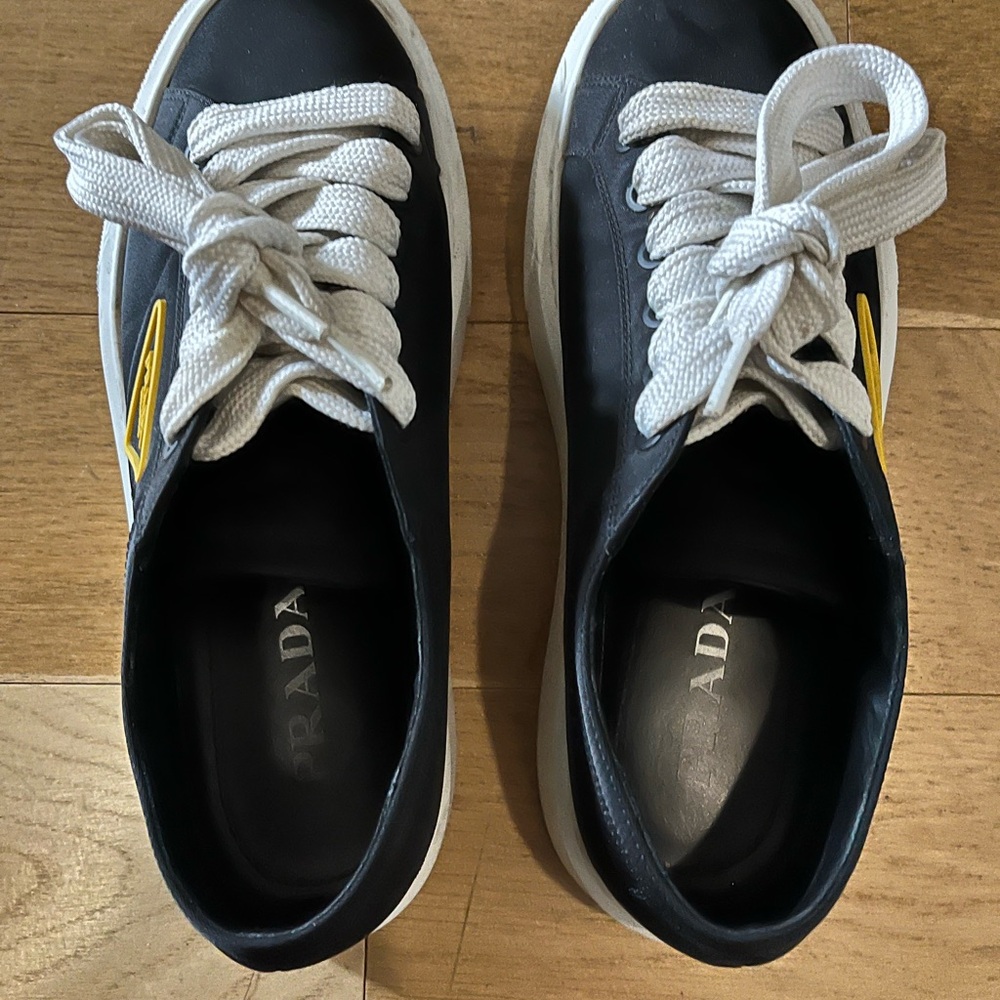 Mens Prada Nylon Gabardine Sneakers UK 8.5 (US 9.5) - Picture 4 of 5